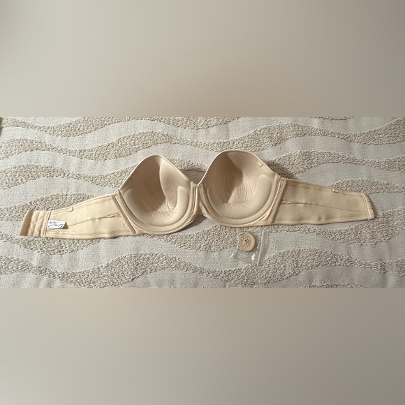 Lilyette Convertible Strapless, Size 42C Underwire Style 0983, Light Beige - Picture 12 of 14